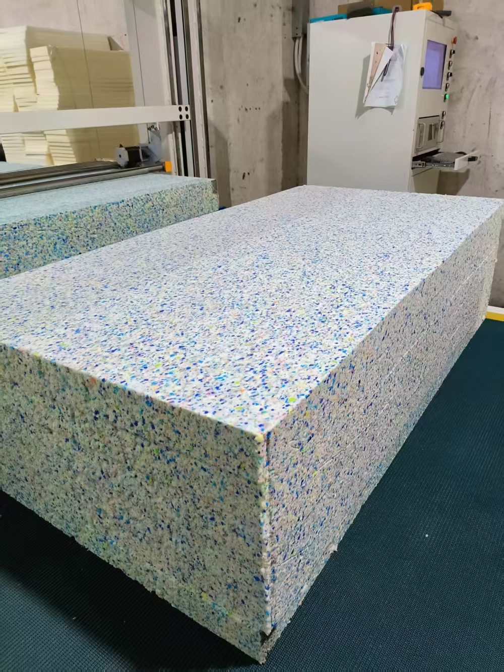 Recycled foam